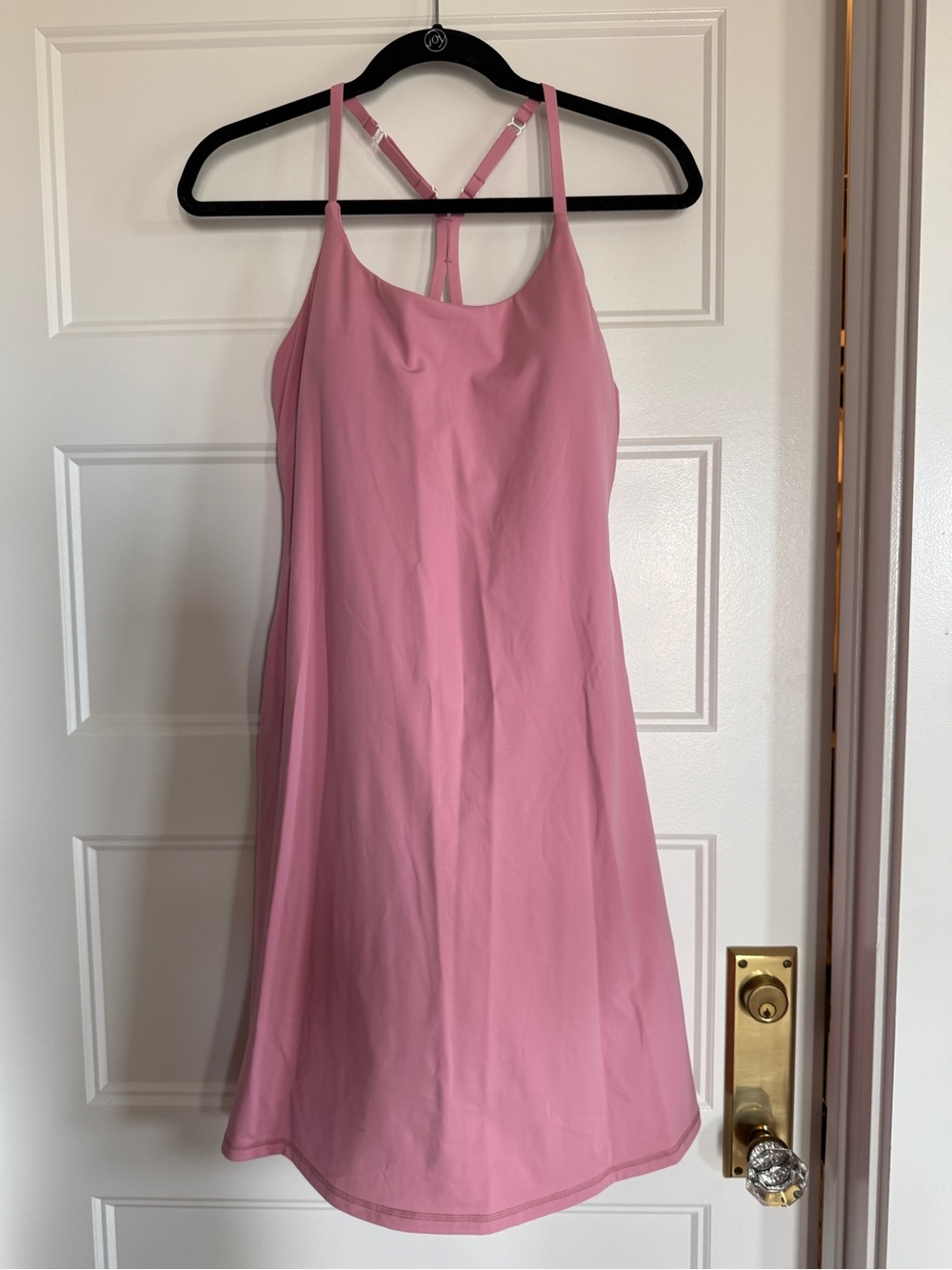Racerback Halara Medium Mini Athletic Dress in Dusty Pink